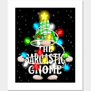 The Sarcastic Gnome Christmas Matching Family Shirt Posters and Art